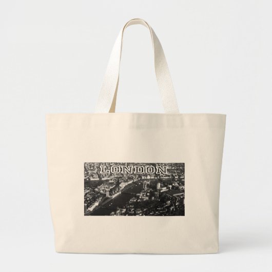 Uitzicht van Londen Grote Tote Bag (Voorkant)