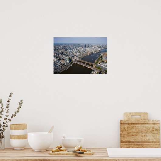 Uitzicht van Londen Poster (Keuken)