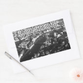 Uitzicht van Londen Rechthoekige Sticker (Envelop)