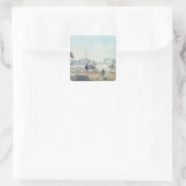 Uitzicht van Londen Vierkante Sticker (Tas)