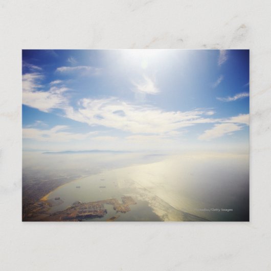 Uitzicht van Long Beach, Californië Briefkaart (Voorkant)