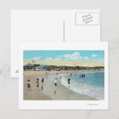 Uitzicht van Long Beach en Cape Ann Briefkaart (Voorkant / Achterkant)