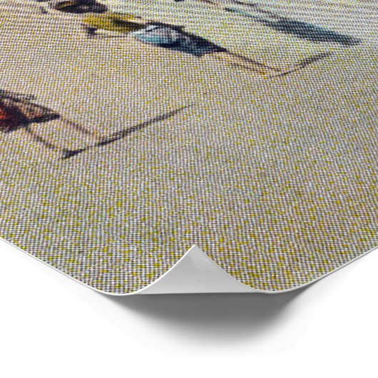 Uitzicht van Long Beach en Cape Ann Poster (Hoek)