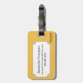 Uitzicht van Los Angeles, 1894 Bagagelabel (Achterkant verticaal)