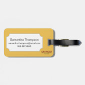 Uitzicht van Los Angeles, 1894 Bagagelabel (Achterkant horizontaal)