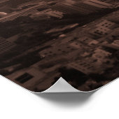 Uitzicht van Los Angeles Poster (Hoek)