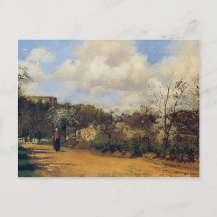 Uitzicht van Louveciennes door Camille Pissarro Briefkaart