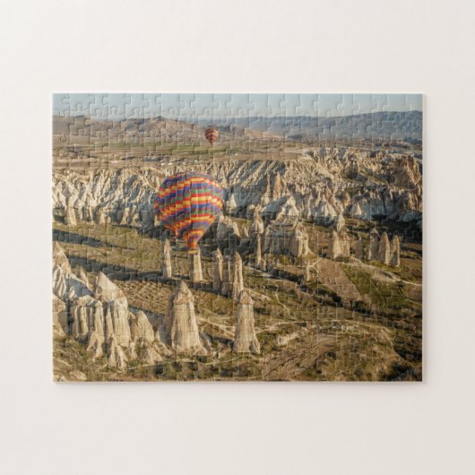 Uitzicht van luchtballonnen, Cappadocia 2 Legpuzzel (Horizontaal)