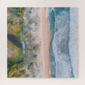 Uitzicht van luchtstrand legpuzzel (Horizontaal)