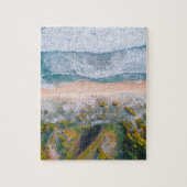 Uitzicht van luchtstrand legpuzzel (Verticaal)