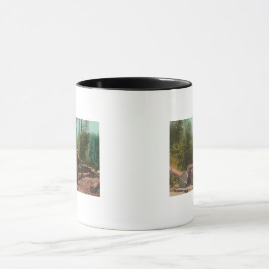 Uitzicht van Lumberjacks, Logging SceneSterling, C Mok (Midden)