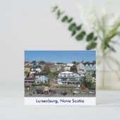 Uitzicht van Lunenburg, Nova Scotia Briefkaart (Staand voorkant)