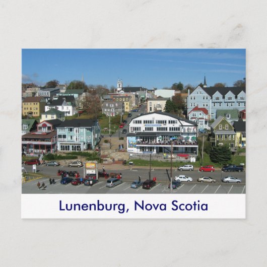 Uitzicht van Lunenburg, Nova Scotia Briefkaart (Voorkant)