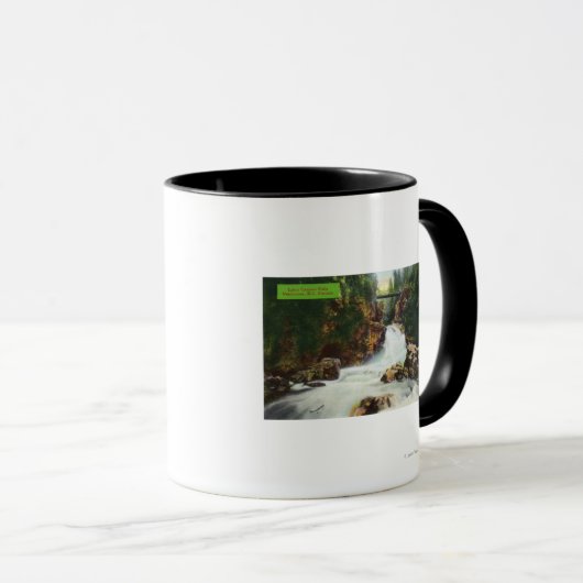 Uitzicht van Lynn Canyon-Herfsten Mok (Voorkant rechts)