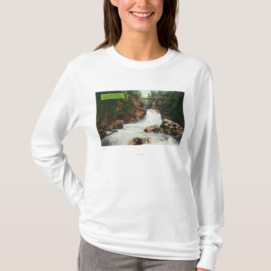 Uitzicht van Lynn Canyon-Herfsten T-shirt (Voorkant)