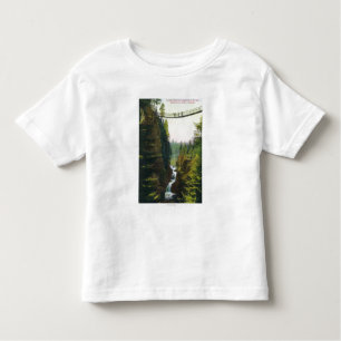 Uitzicht van Lynn Canyon Suspension Bridge Kinder Shirts