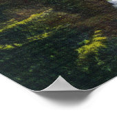 Uitzicht van Lynn Canyon Suspension Bridge Poster (Hoek)