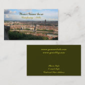 Uitzicht van Lyon Visitekaartje (Voorkant / Achterkant)