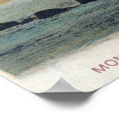 Uitzicht van Macabee Beach Monterey, CA Poster (Hoek)