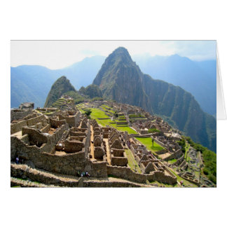 Uitzicht van Macchu Picchu