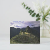 Uitzicht van Machu Picchu, Peru Briefkaart (Staand voorkant)