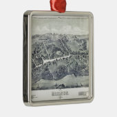 Uitzicht van Madison, Connecticut (1881) Metalen Ornament (Rechts)