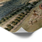 Uitzicht van Madrid vanaf het Plaza de Toros Poster (Hoek)