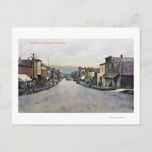 Uitzicht van Main Street 2 Briefkaart (Voorkant)