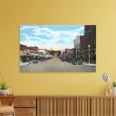Uitzicht van Main Street 3 Canvas Afdruk (Insitu (Woonkamer))