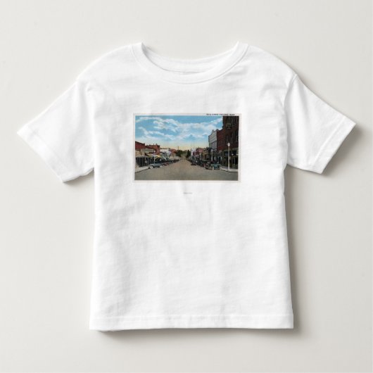 Uitzicht van Main Street 3 Kinder Shirts (Voorkant)