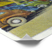 Uitzicht van Main Street 3 Poster (Hoek)