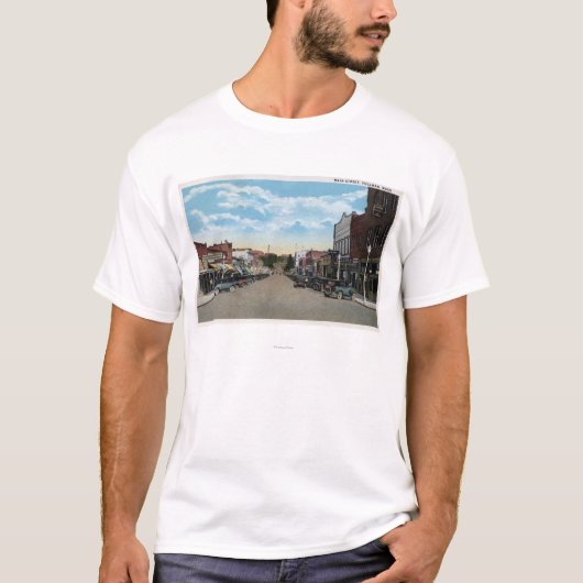 Uitzicht van Main Street 3 T-shirt (Voorkant)