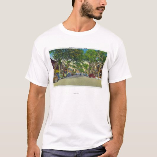 Uitzicht van Main Street 5 T-shirt (Voorkant)