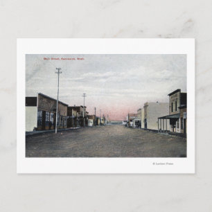 Uitzicht van Main Street Briefkaart