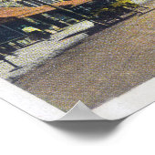 Uitzicht van Main Street met model-T Ford Cars Poster (Hoek)