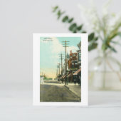 Uitzicht van Main Street Monrovia, CA Briefkaart (Staand voorkant)