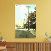 Uitzicht van Main Street Monrovia, CA Canvas Afdruk (Insitu (Woonkamer))