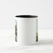 Uitzicht van Main Street Monrovia, CA Mok (Midden)