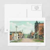 Uitzicht van Main Street Roseburg, OR Briefkaart (Voorkant / Achterkant)