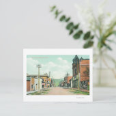 Uitzicht van Main Street Roseburg, OR Briefkaart (Staand voorkant)