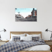 Uitzicht van Main Street Salinas, CA Canvas Afdruk (Insitu (Slaapkamer))
