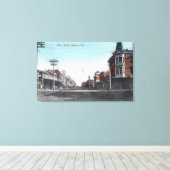 Uitzicht van Main Street Salinas, CA Canvas Afdruk (Insitu (Houten vloer))