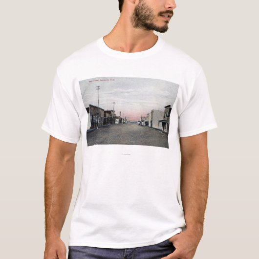 Uitzicht van Main Street T-shirt (Voorkant)