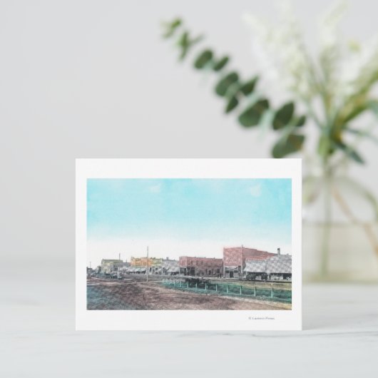 Uitzicht van Main StreetBlackfoot, ID Briefkaart (Staand voorkant)