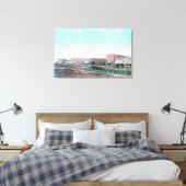 Uitzicht van Main StreetBlackfoot, ID Canvas Afdruk (Insitu (Slaapkamer))