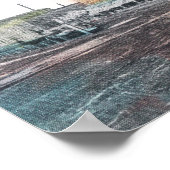 Uitzicht van Main StreetBlackfoot, ID Poster (Hoek)