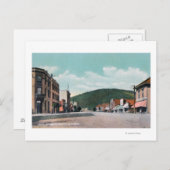 Uitzicht van Main StreetColville, WA Briefkaart (Voorkant / Achterkant)