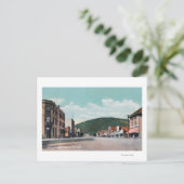 Uitzicht van Main StreetColville, WA Briefkaart (Staand voorkant)