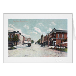 Uitzicht van Main StreetDavison, MI