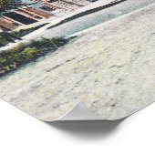 Uitzicht van Main StreetDavison, MI Poster (Hoek)